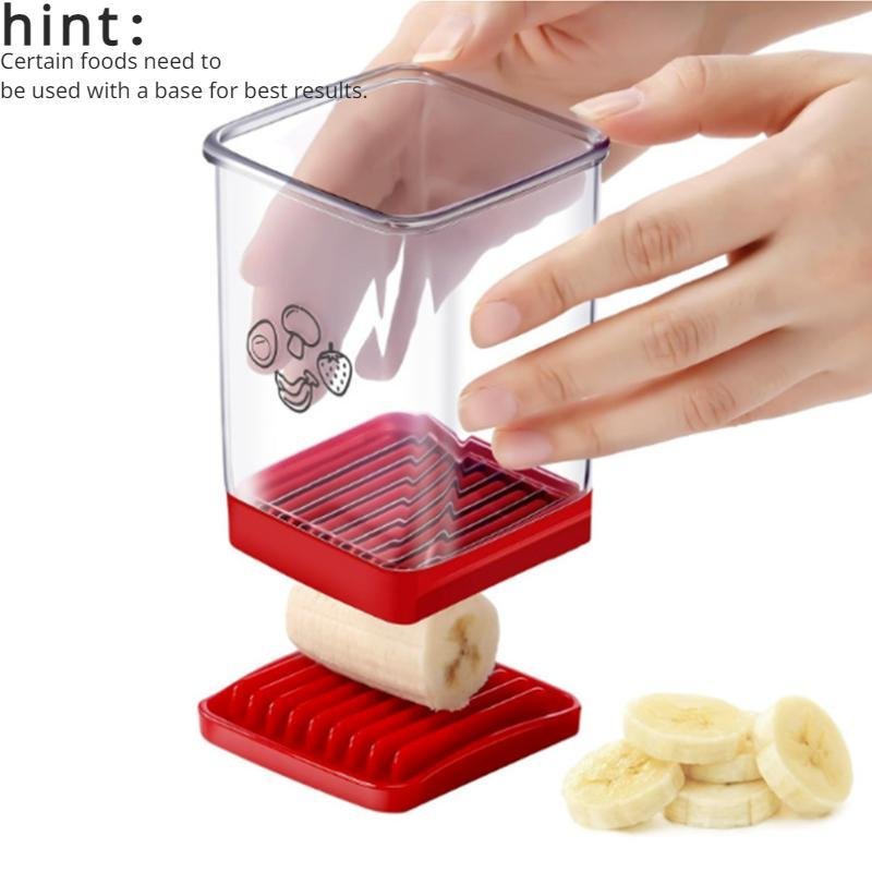 Cup Slicer, Fruit & Vegetable Fast Slicer, Kitchen Accessories Stainless Steel Blade Fruit Slicer Cup, Vegetable Chopper, Strawberry Cutter, 2024 Kitchen Gadgets, Home Essentials